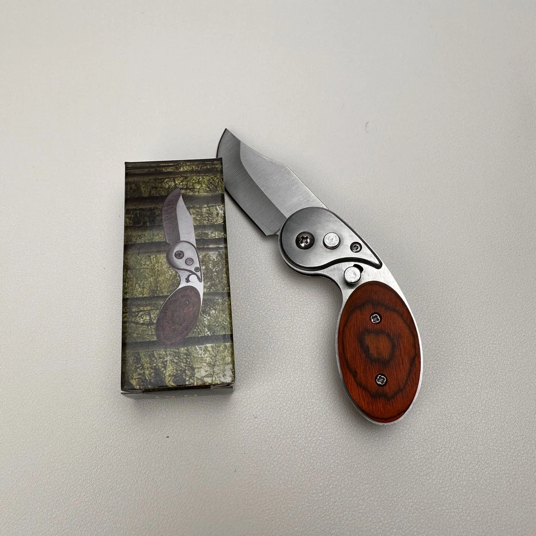 蒲恋快开户外迷你随身伴侣螳螂刀高硬度锋利水果刀小胖刀