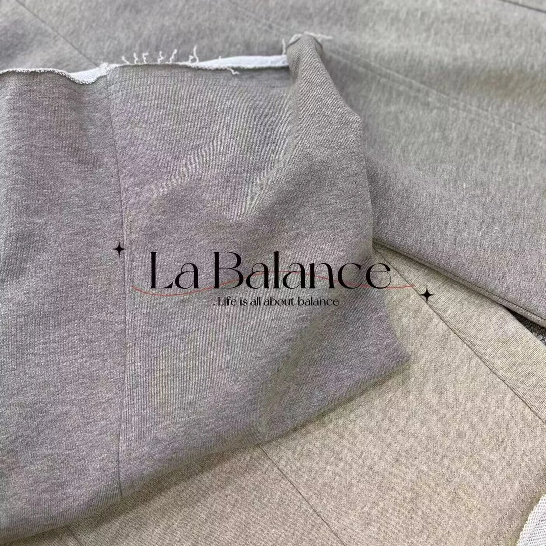 两色毛圈裤〔分码〕