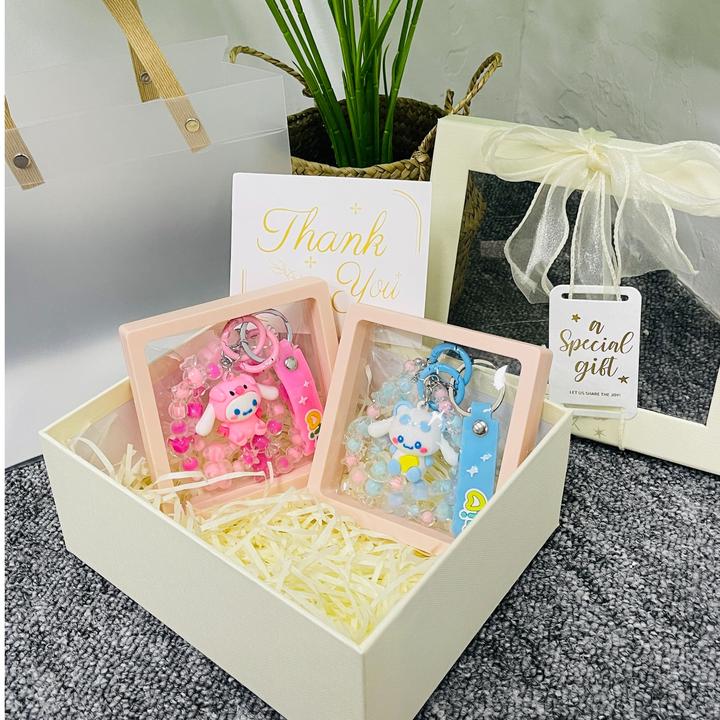 七夕情人送男女朋友DIY钥匙串创意礼品盒纯手工名牌高考毕业季