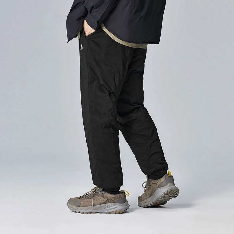 PEACEBIRD/太平鸟男装保暖休闲葫芦绗缝户外束脚羽绒裤BWGKC4F02