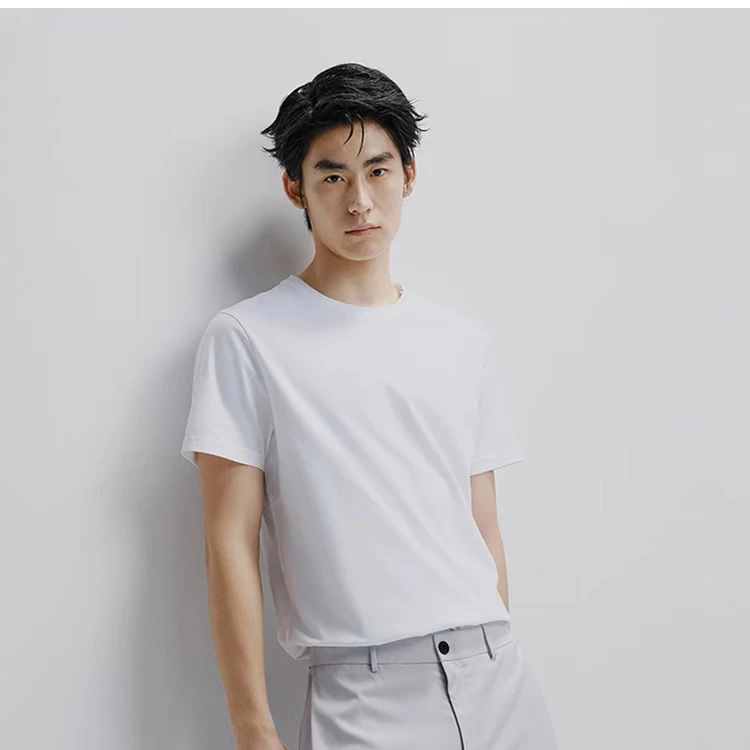 【凉感冰氧吧】夏季薄款速干圆领透气半袖宽松短袖T恤BWCNE2125