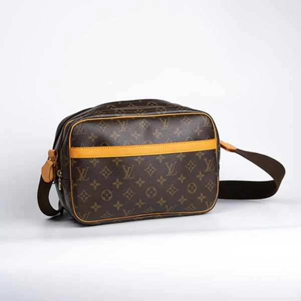 95新 LouisVuitton/路易威登 记者包单肩包经典老花中古
