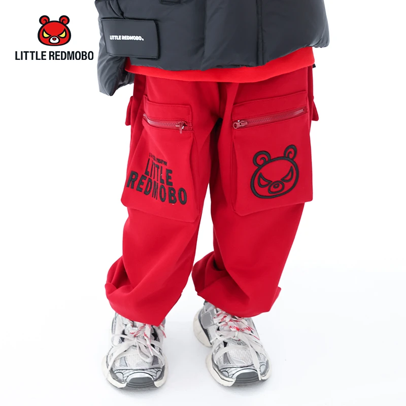 【魔霸专属】卡通潮酷工装休闲春季潮流时尚童装长裤 DK-MB286
