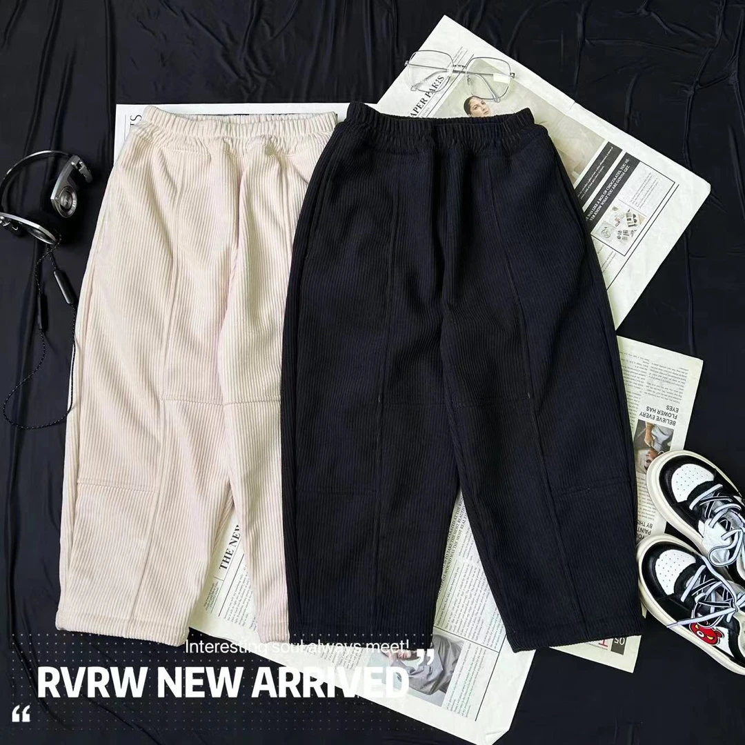 若大王潮酷纯色加绒时尚百搭儿童潮冬季童装长裤 DK-BK287