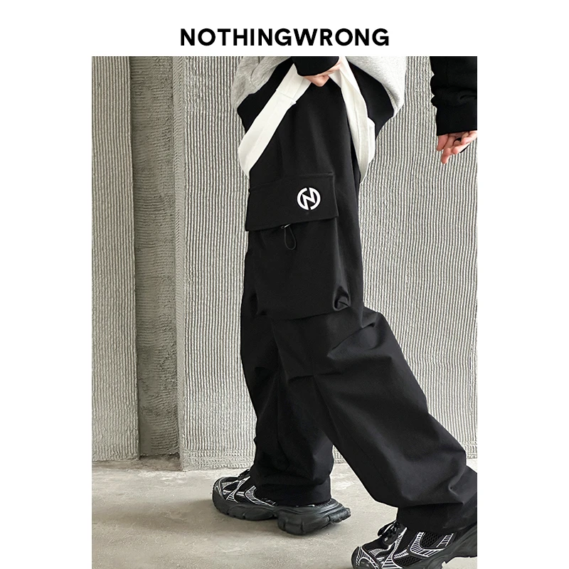 【伞兵裤】NW若大王青少年纯色工装个性儿童秋季童装长裤 CK-NW018