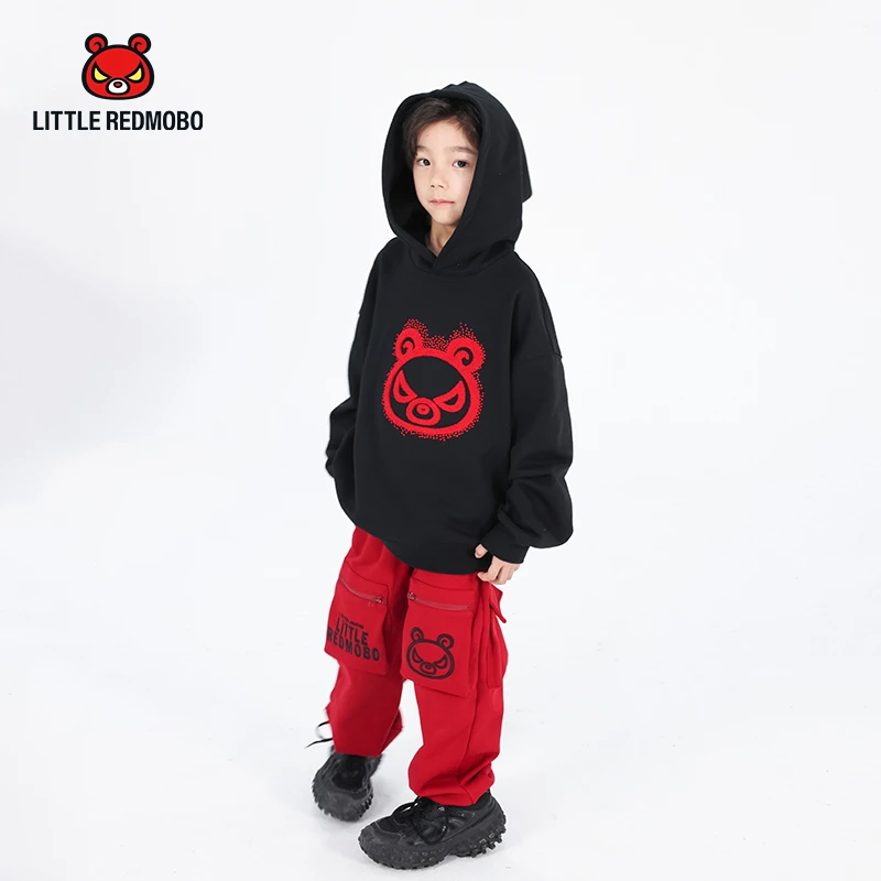 【魔霸眼睛】卡通潮酷简约冬季潮流百搭童装连帽卫衣 DY-MB292