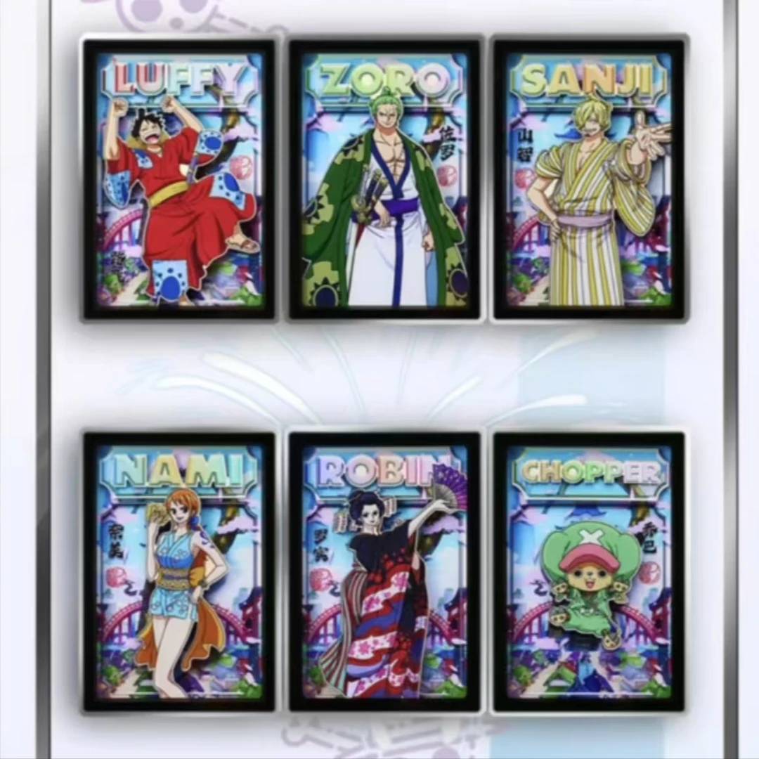 东映动画 正版航海王和之国立体版画第二弹（朵）