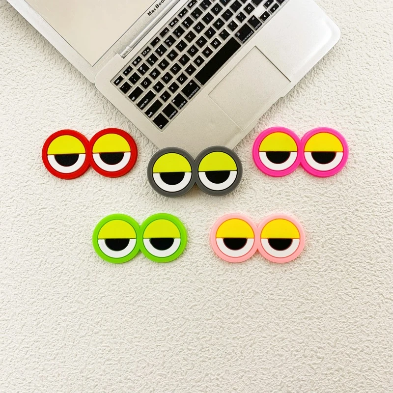 电推剪PVC软胶贴片彩色大眼睛贴纸diy防滑圈冰箱贴