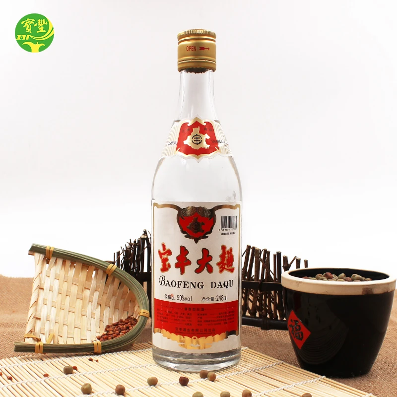 宝丰宝丰复古版纯粮食大曲248ml单瓶装清香型白酒50度50度248ml