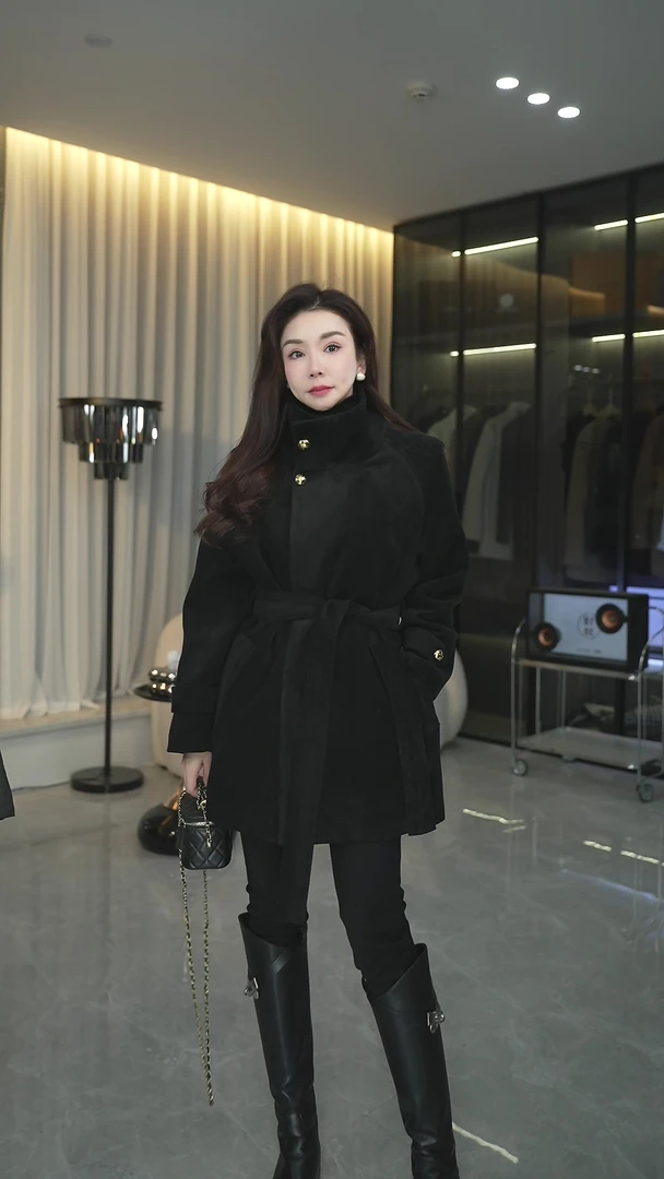 DYT HOME（鹅绒风衣）冬季时尚气质中长款加厚羽绒服一手长风衣外套