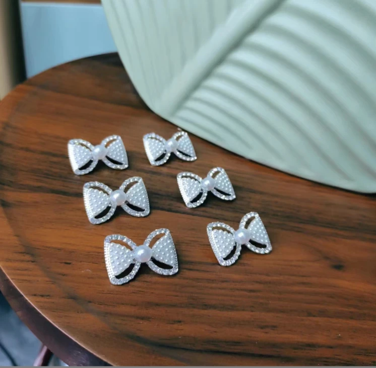 珠珠蝴蝶结别针diy辅料SF711