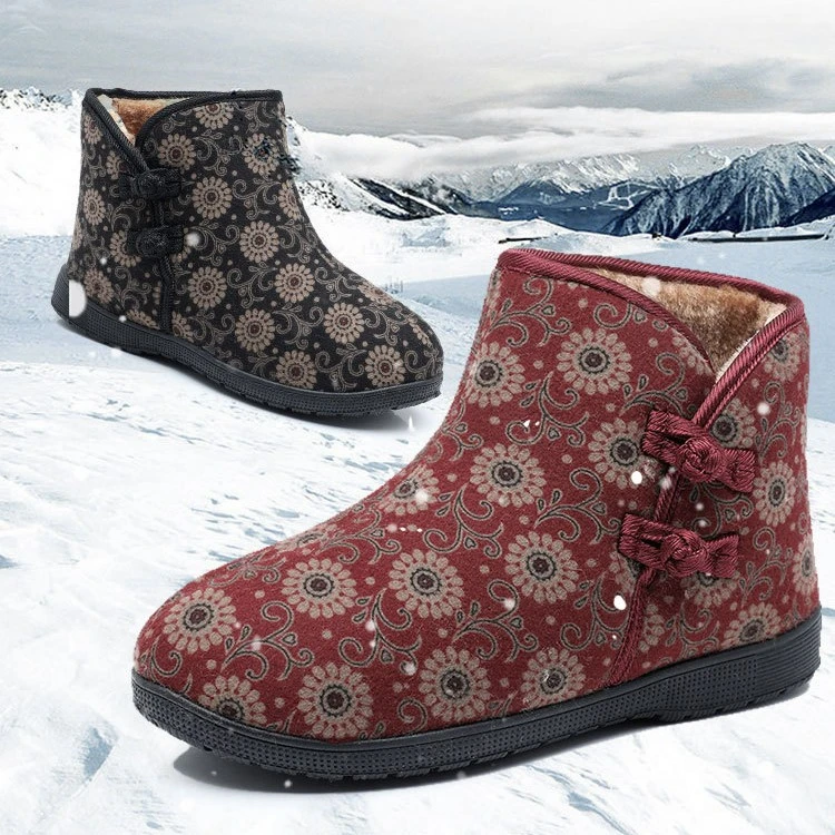 【加绒加厚】2023新款加绒加厚妈妈鞋 老北京棉鞋防滑中老年老人