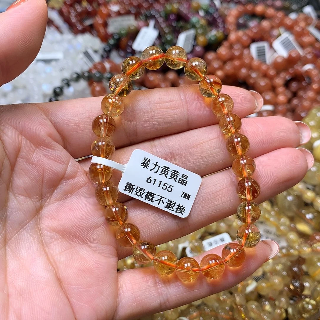 水晶手链未镶嵌，