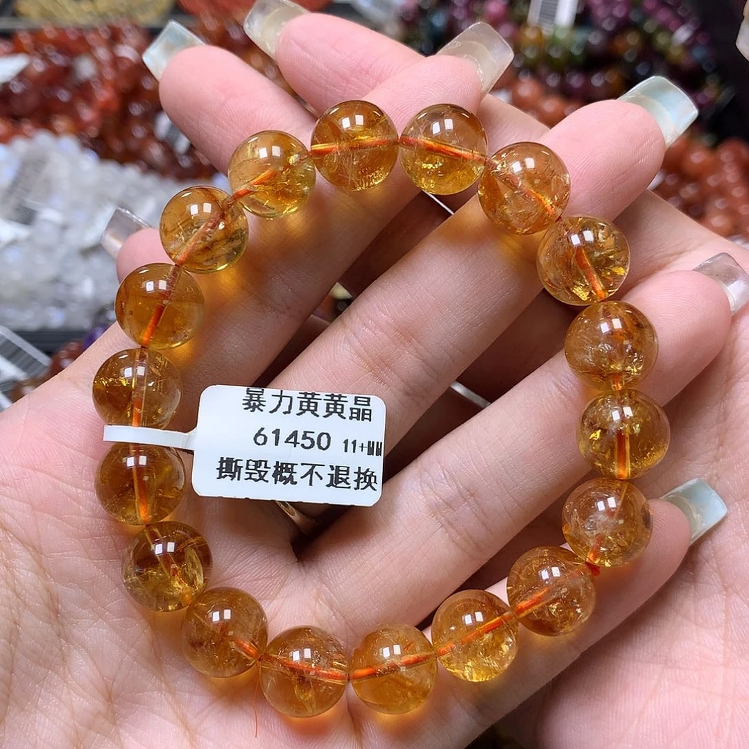 水晶手链未镶嵌，