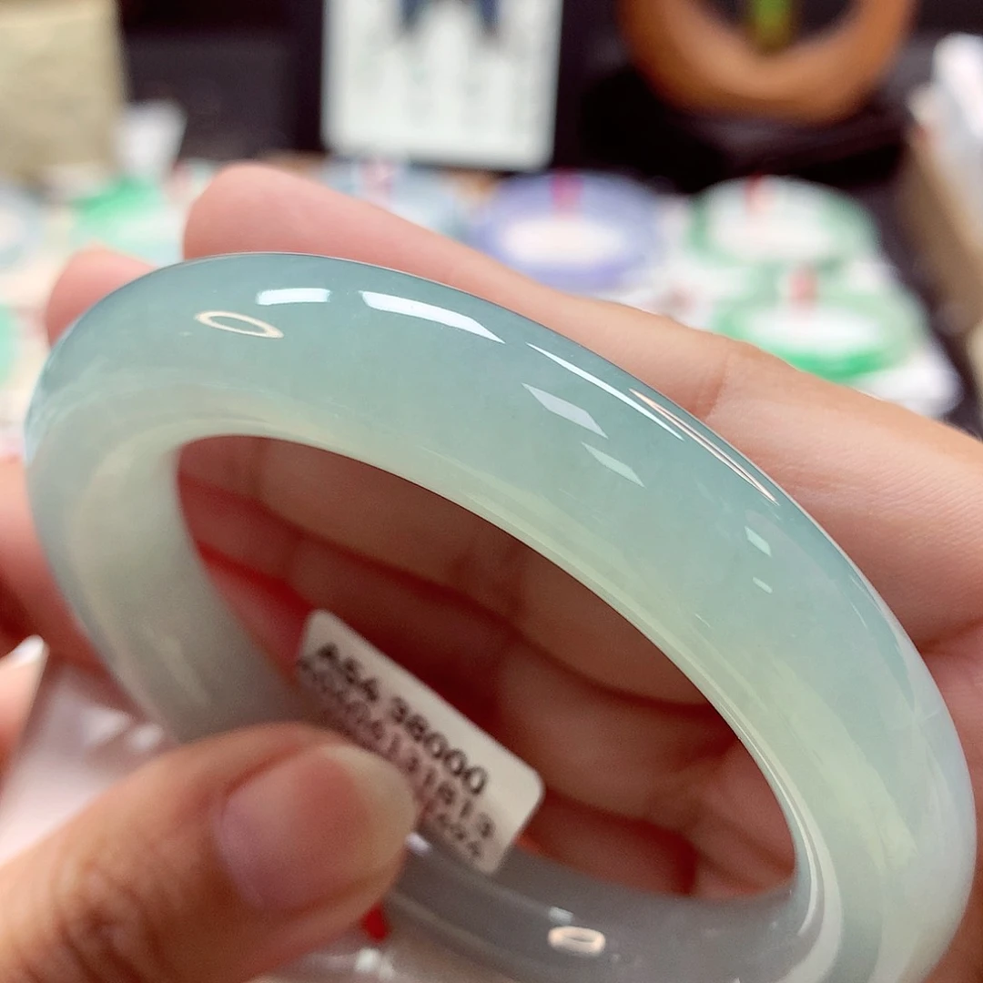 翡翠手镯未镶嵌6号 11