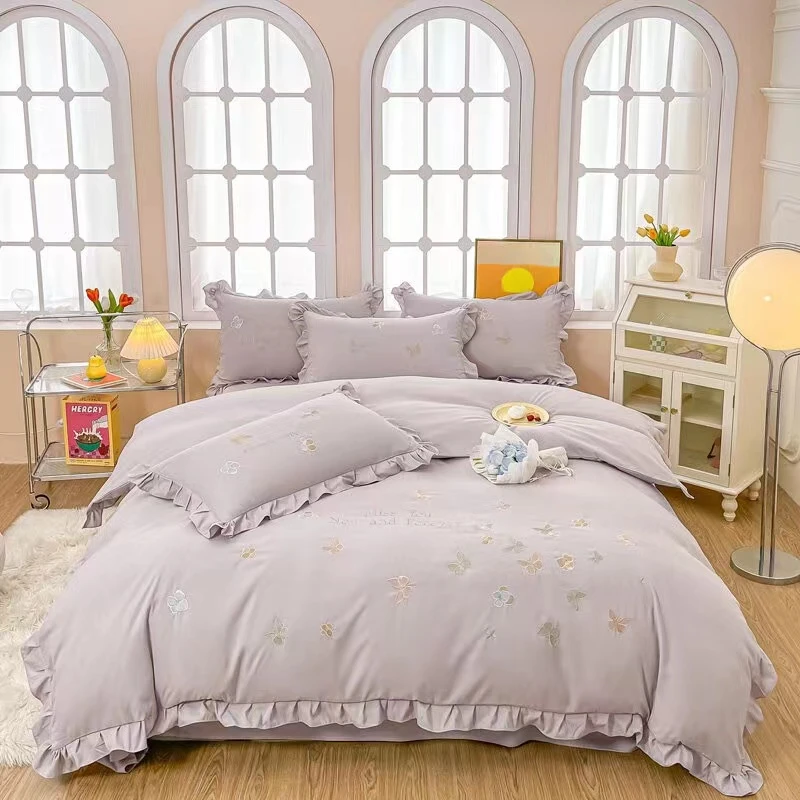 158   蝶羽紫四件套