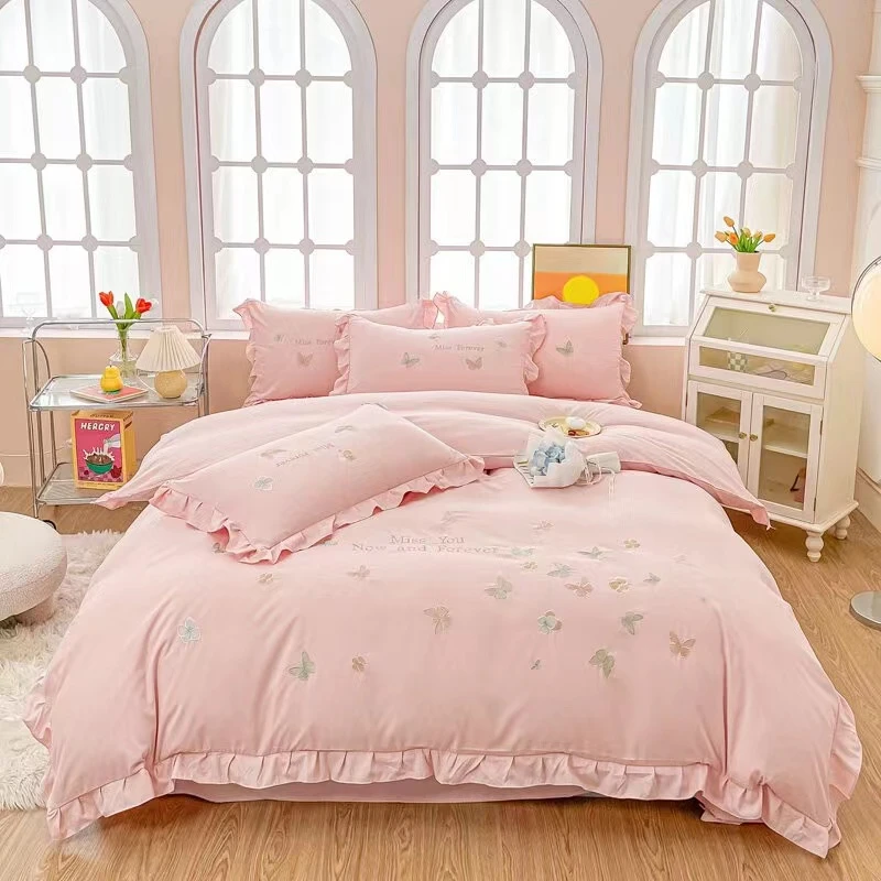 155   蝶羽粉四件套