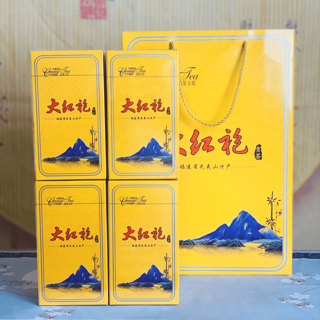 YUEJUNYUN/悦君韵浓香型大红袍武夷山岩茶春季果香ZZY长盒黄色