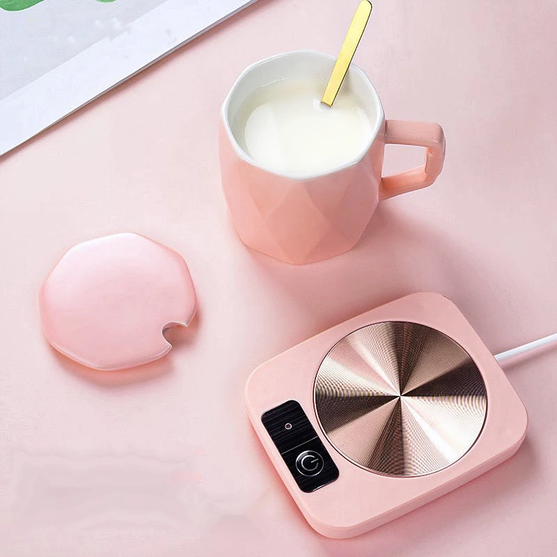 加热杯垫55度暖暖杯恒温杯垫热牛奶保温神器多功能便携恒温杯垫