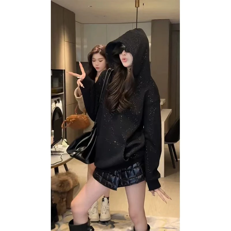 颠颠满天星爆闪【连帽】时尚芭莎款卫衣