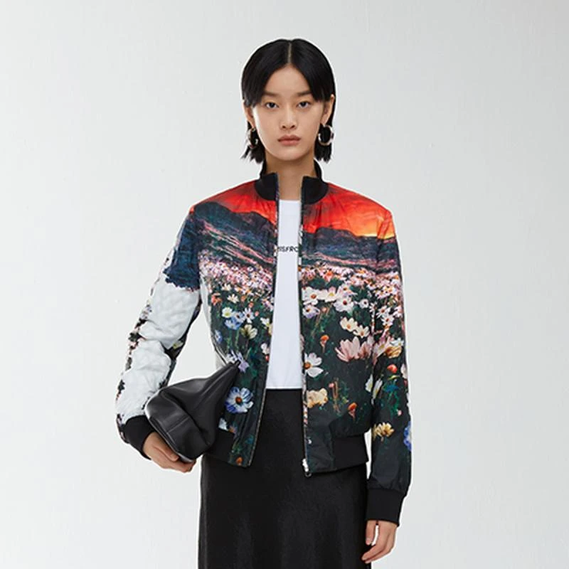 【商场同款新品】Marisfrolg/玛丝菲尔时尚百搭气质羽绒服A1BW1012Y