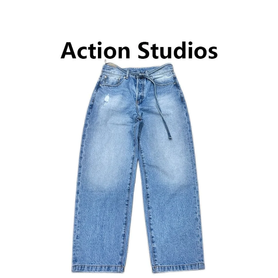 Action Studios【系带裤】大大推荐2025时尚系带牛仔裤ACC766