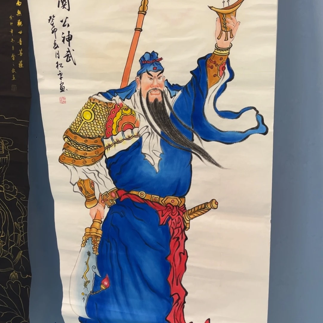 绘画四尺国画作品人物