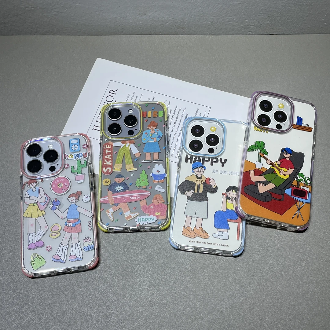 原创氧气狗苹果15promax手机壳小众设计iPhone14pro高级13保护套