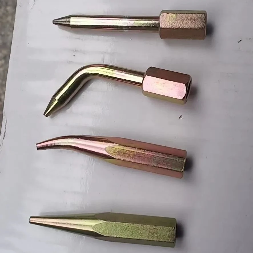 弯头黄油枪头黄油嘴尖油枪头咀弯嘴非标黄油枪咀铁汽保工具 喷水