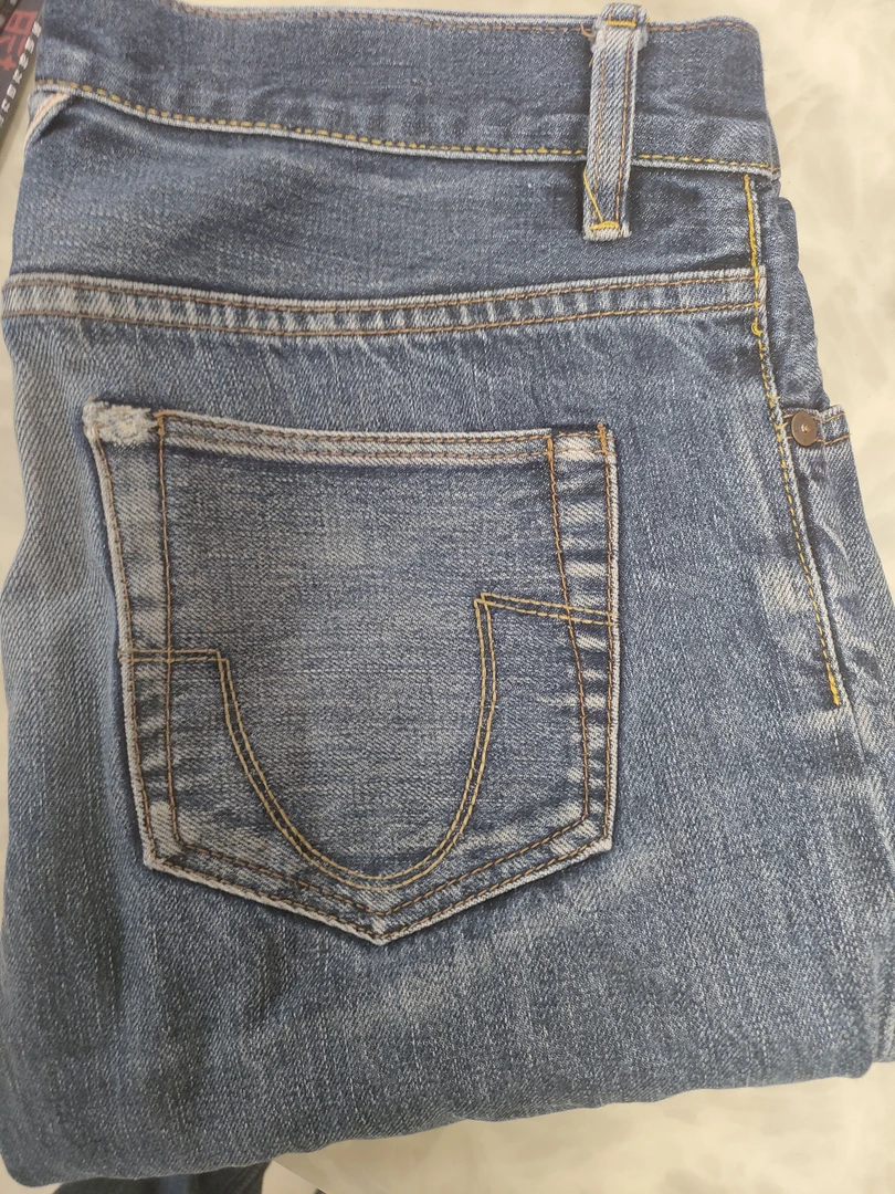 男士水洗做旧孤品牛仔裤（备注编码对应价格拍）