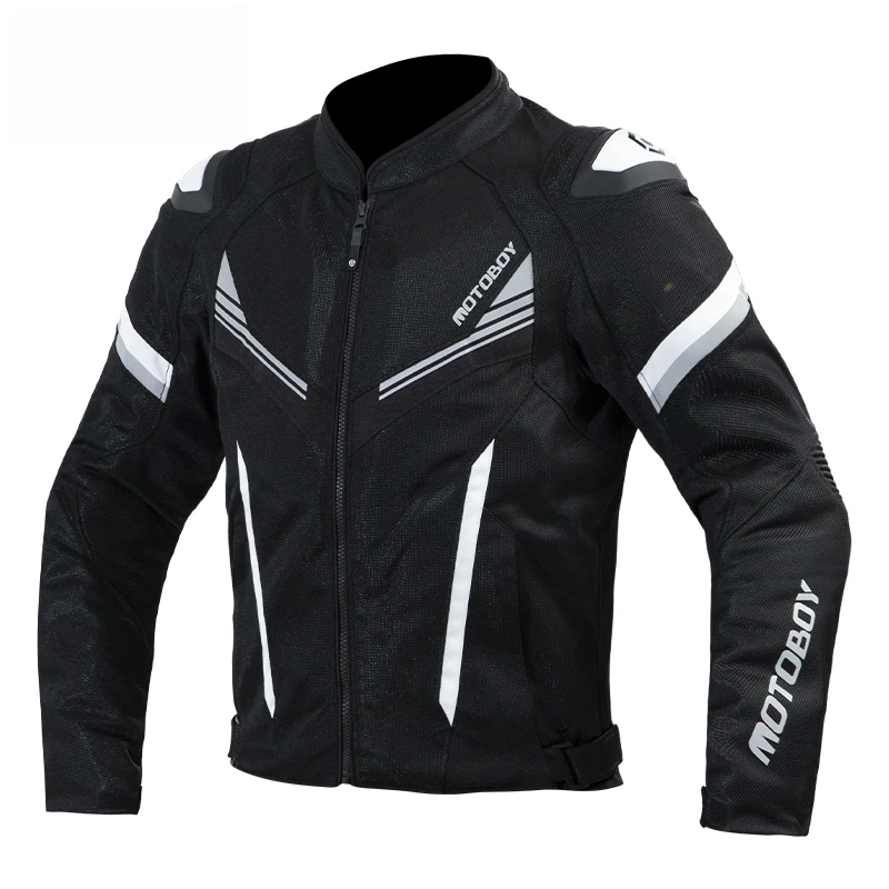 MOTOBOY骑行服夏季防水防风机车服男网眼透气防雨赛车服SJ-10