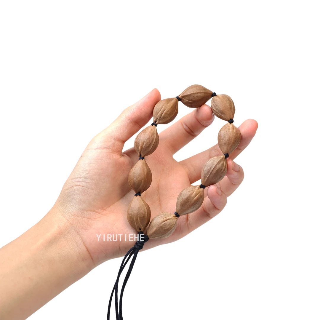 YIRU意如铁核 16*25 三花三面佛橄榄核素串小籽梅林铁核