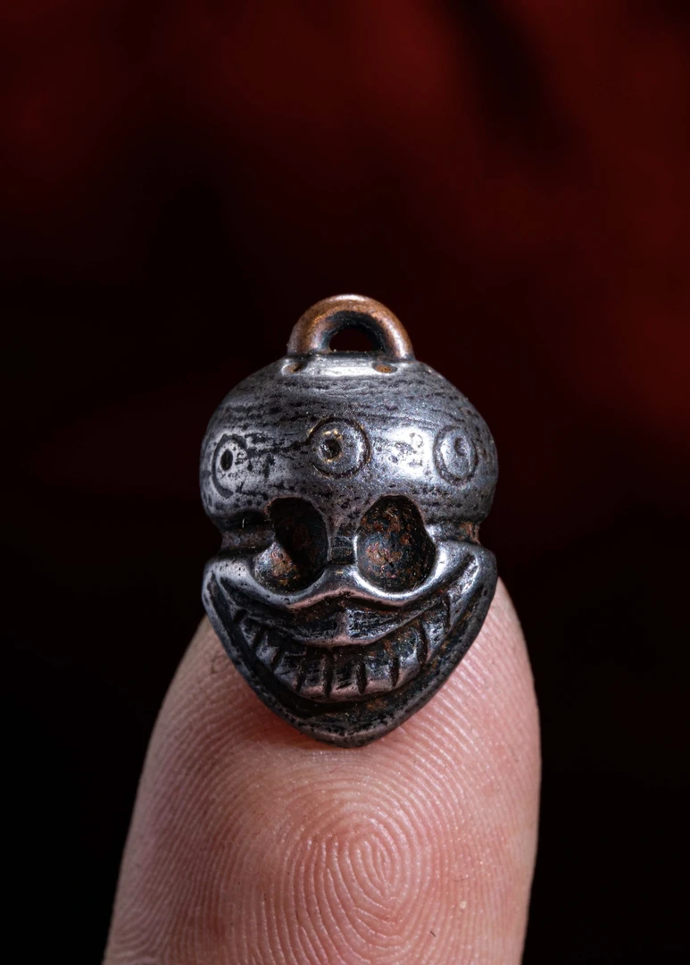 藏地寒铁嵌铜尸陀林主小卡子