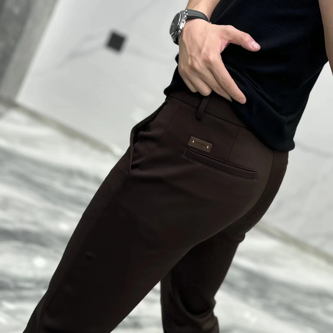 男士商务休闲裤时尚百搭韩版修身弹力简约8803