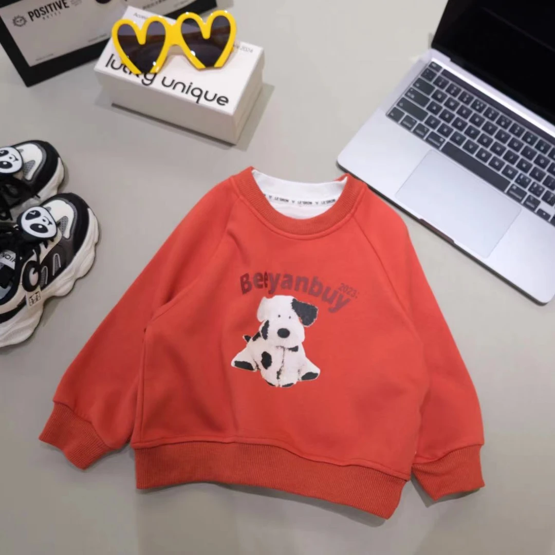 儿童秋季韩版卡通呆萌小狗卫衣SQ1132