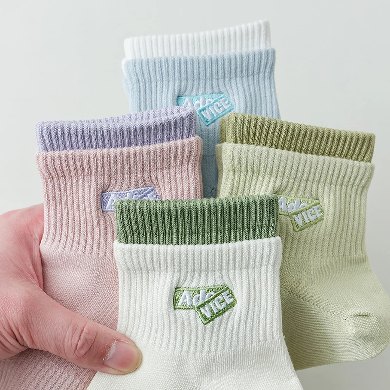 袜子女爆款2024新款夏季薄款网红款夏天纯棉短款纯色高端棉女士