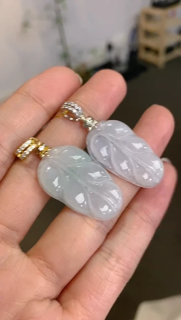【闪购商品】翡翠颈饰合金叶子  多样性发货1件