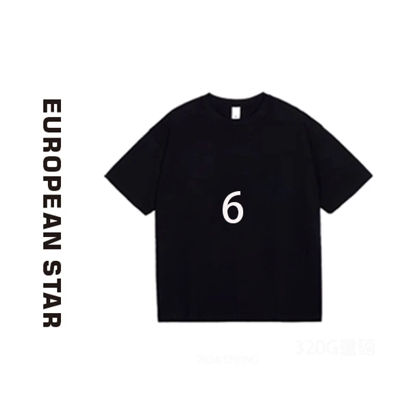 [06号链接] 老驴字母 重磅300克 圆领宽松打底衫