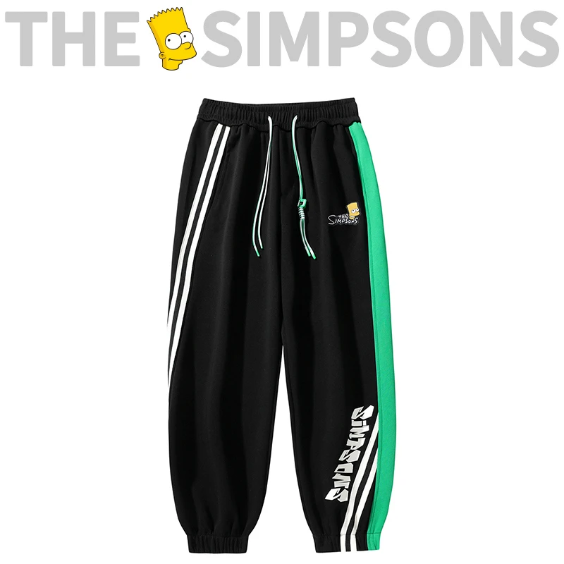 THESIMPSONS秋季潮流针织宽松束脚休闲长裤男女同款SPCPT233F31U