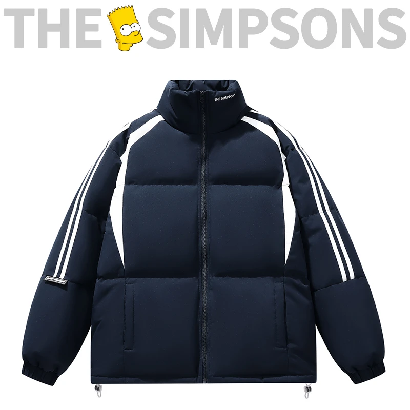 THESIMPSONS冬季保暖加厚卡通印花宽松羽绒服外套SPCDJ244F109U