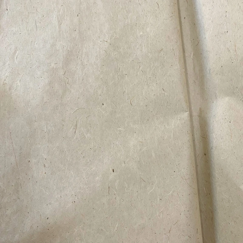【直播间专享】手工纯楮皮加了10%的构皮长纤维本色半生熟四尺20张