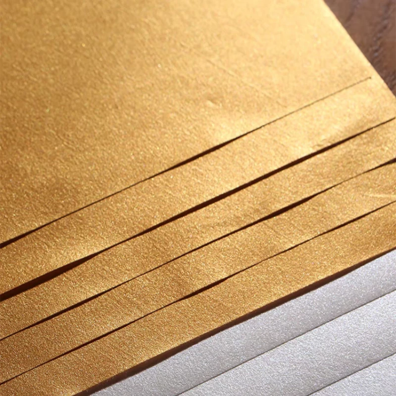 【直播专享】泥金纸书法专用半生熟四尺书法作品纸四尺对开