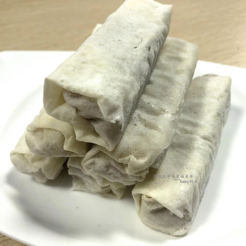 闽南特产泉州小吃芋卷芋泥卷润饼皮芋头春卷素食自助油炸半成品