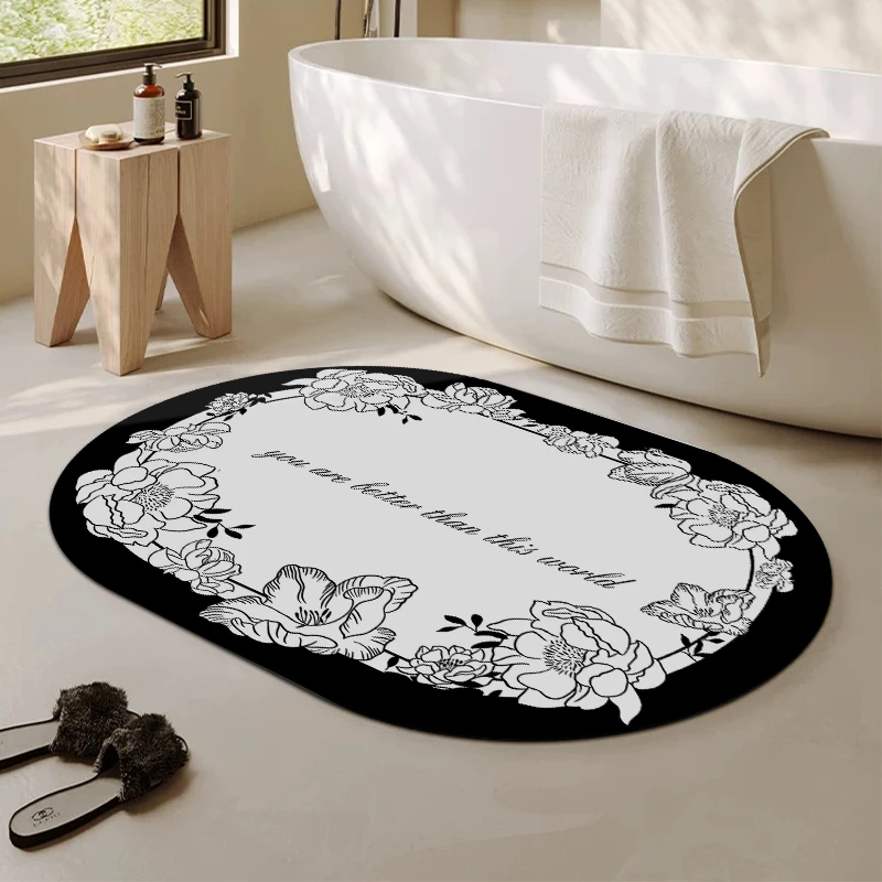 望山花季 浴室吸水垫吸水防滑垫家用简约速干家用简约速干