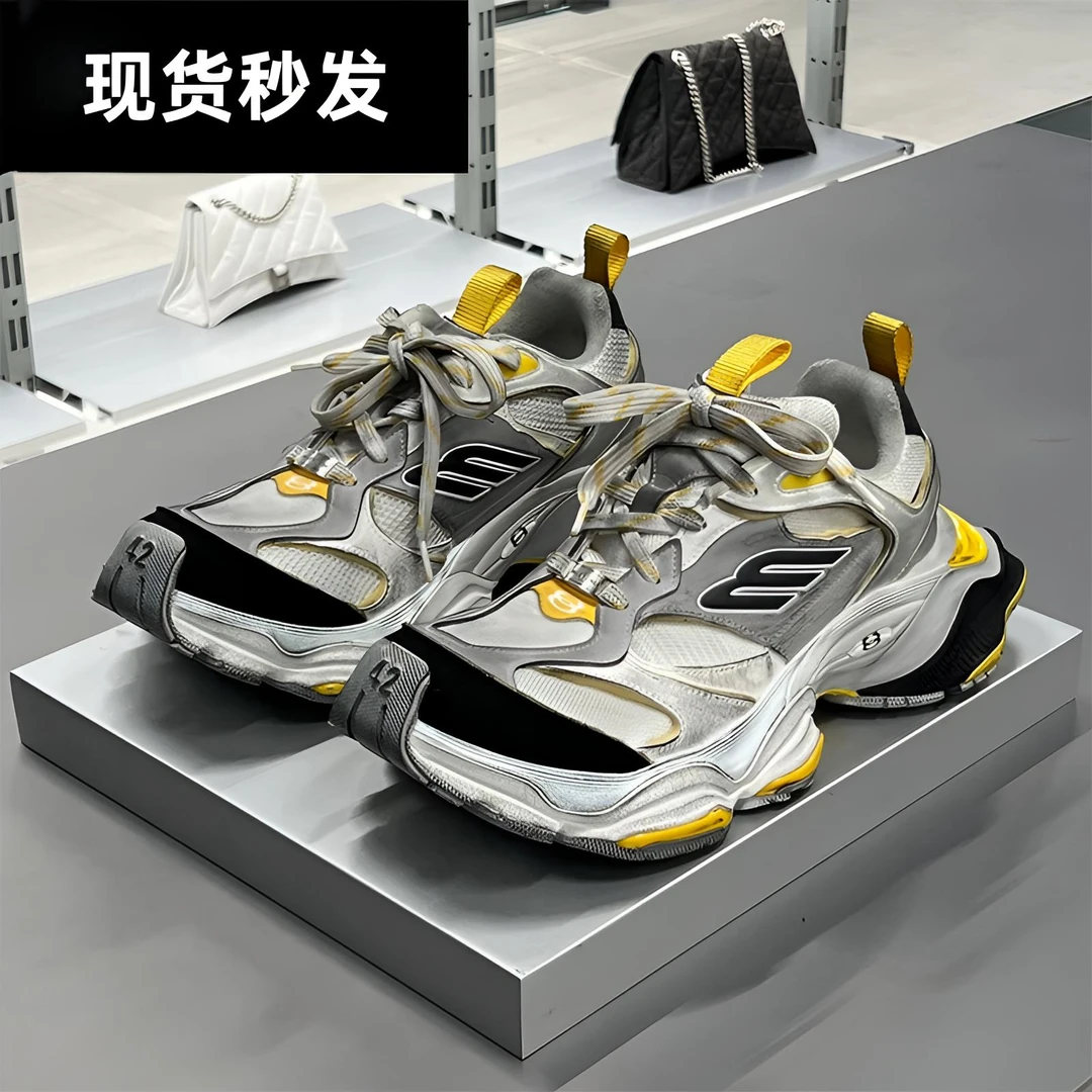 刘昊然同款夏季5XL老爹鞋走秀款时尚透气休闲鞋男女款运动鞋潮鞋