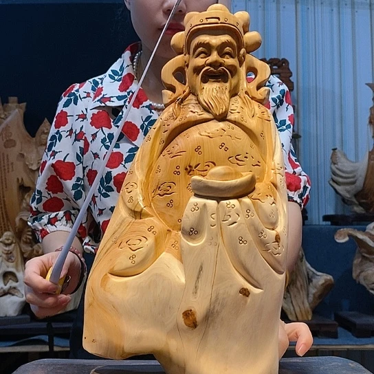 柏木（崖柏）根雕摆件