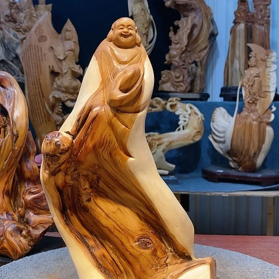 柏木（崖柏）根雕摆件