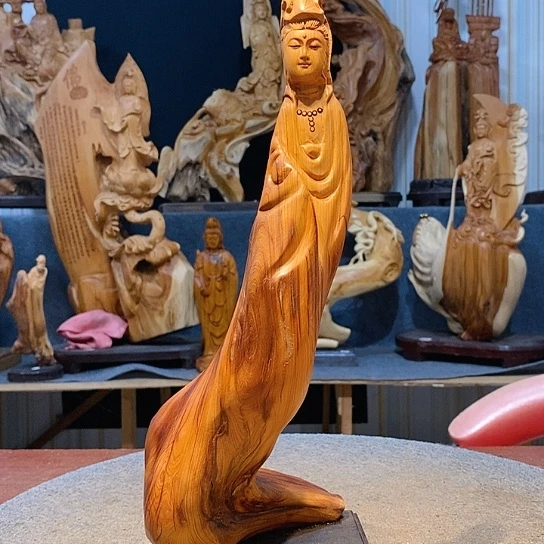 柏木（崖柏）根雕摆件