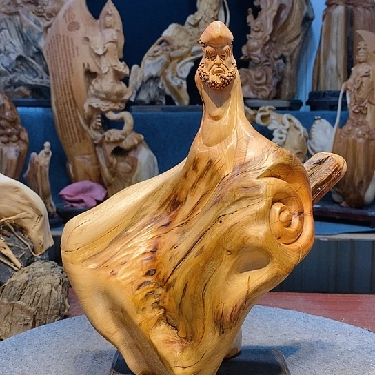 柏木（崖柏）根雕摆件