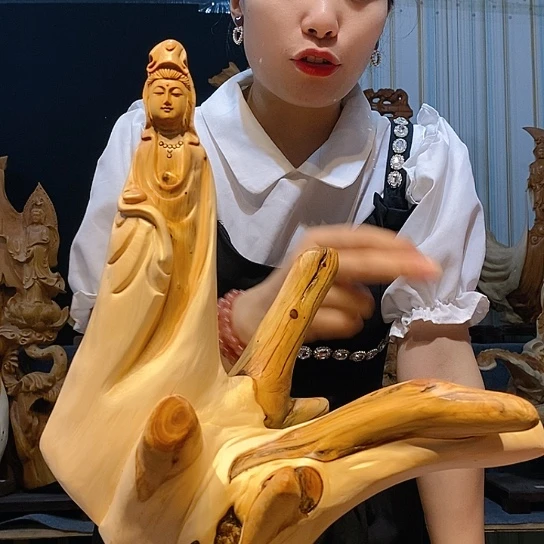 柏木（崖柏）根雕摆件